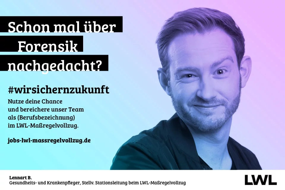 LWL-Kampagnenmotiv 12 eines grübelnden Mannes